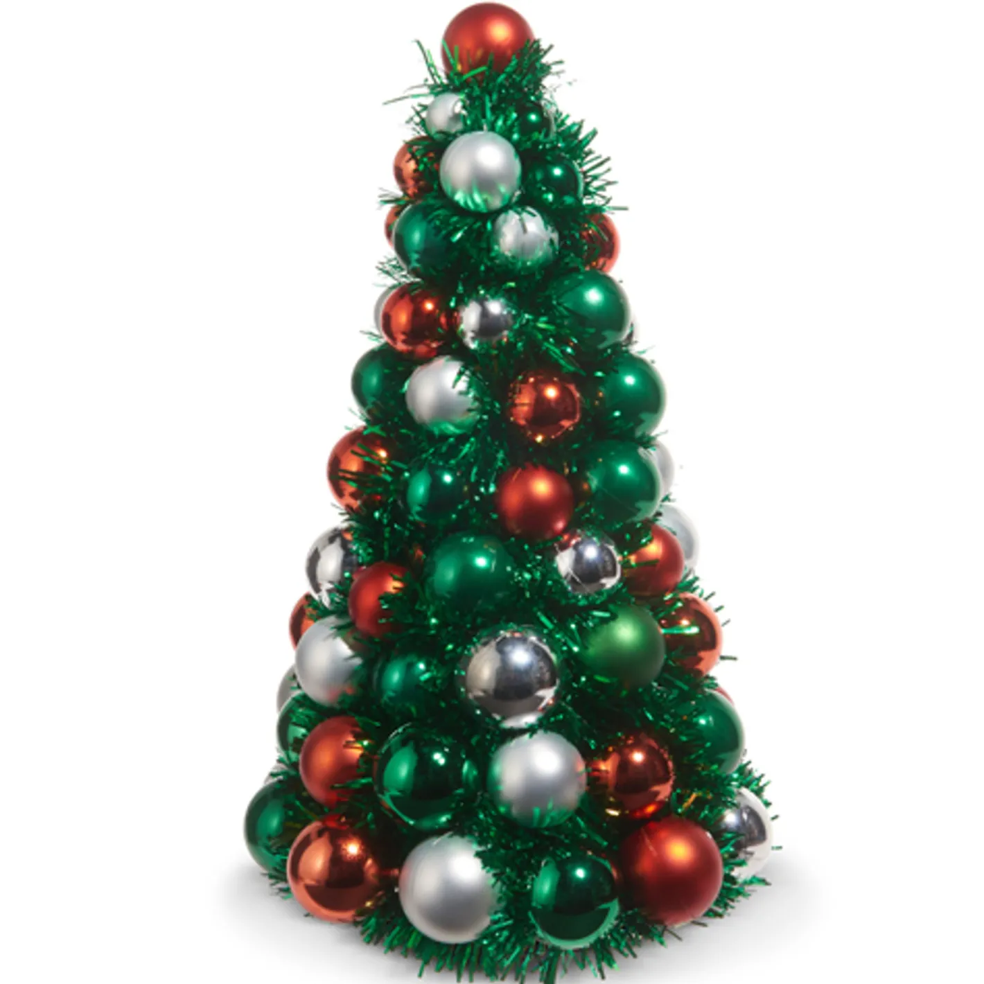 Raz Imports Raz 13" or 15.5" Red and Green Ball Ornament Tree Christmas Decoration Online