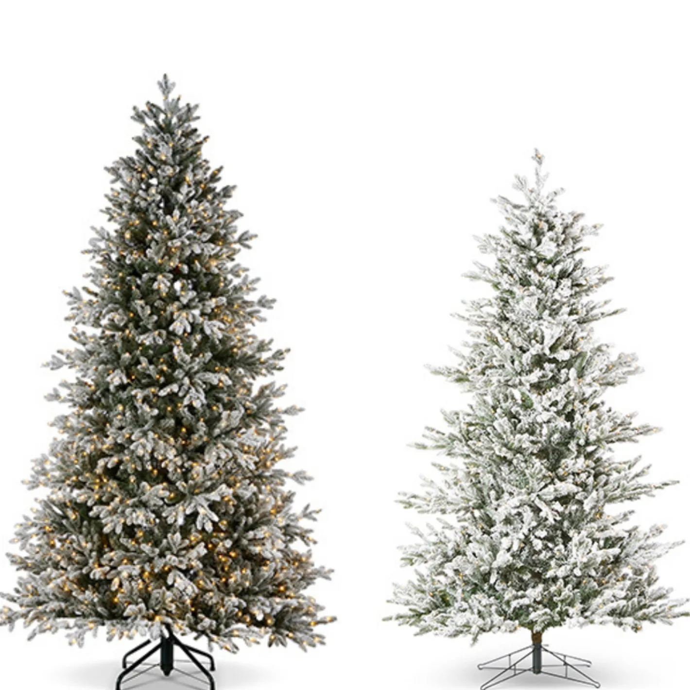 Raz Imports Raz 7.5' or 9' Snowy Nordic Fir with Brilliant Color Change LED Lights Christmas Tree New