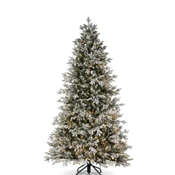 Raz Imports Raz 7.5' or 9' Snowy Nordic Fir with Brilliant Color Change LED Lights Christmas Tree New