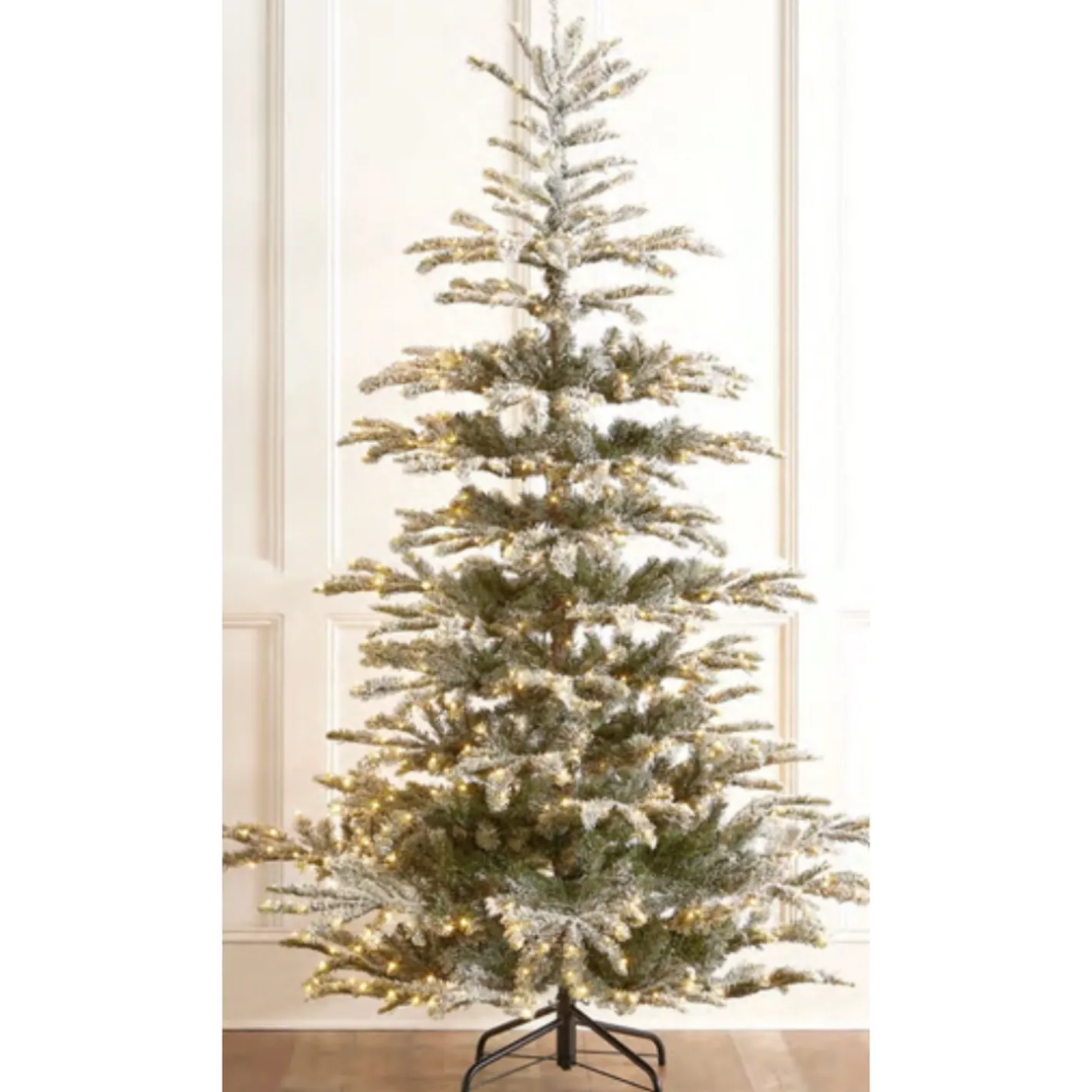 Raz Imports Raz 7.5' or 9' Snowy Norwegian Spruce with Brilliant Color Change LED Lights Christmas Tree Outlet