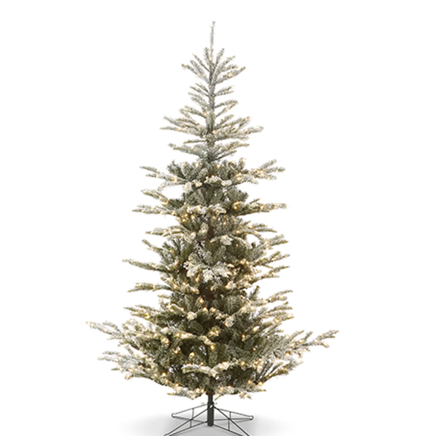 Raz Imports Raz 7.5' or 9' Snowy Norwegian Spruce with Brilliant Color Change LED Lights Christmas Tree Outlet
