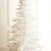 Raz Imports Raz 7.5' or 9' White Tinsel Lighted Christmas Tree Outlet