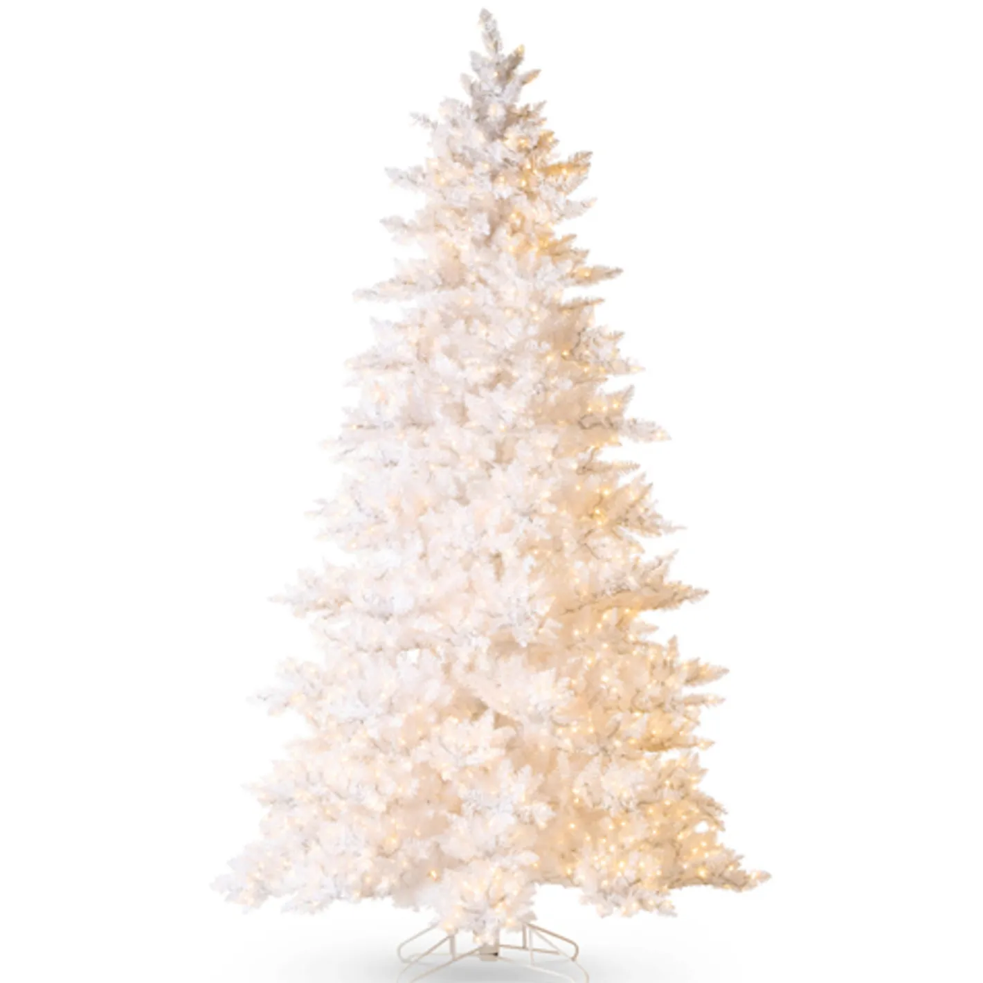 Raz Imports Raz 7.5' or 9' White Tinsel Lighted Christmas Tree Outlet
