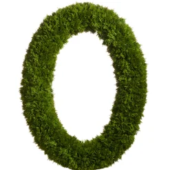 Raz Imports Raz 30.5" Oval Real Feel Cedar Christmas Wreath W4341737 Discount