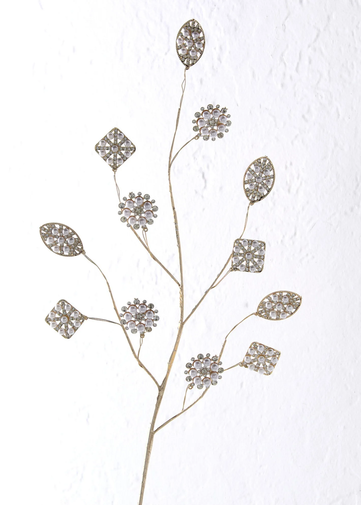 Raz Imports Raz 29" Pearl Gem Brooch Christmas Tree Spray F4517569 Best