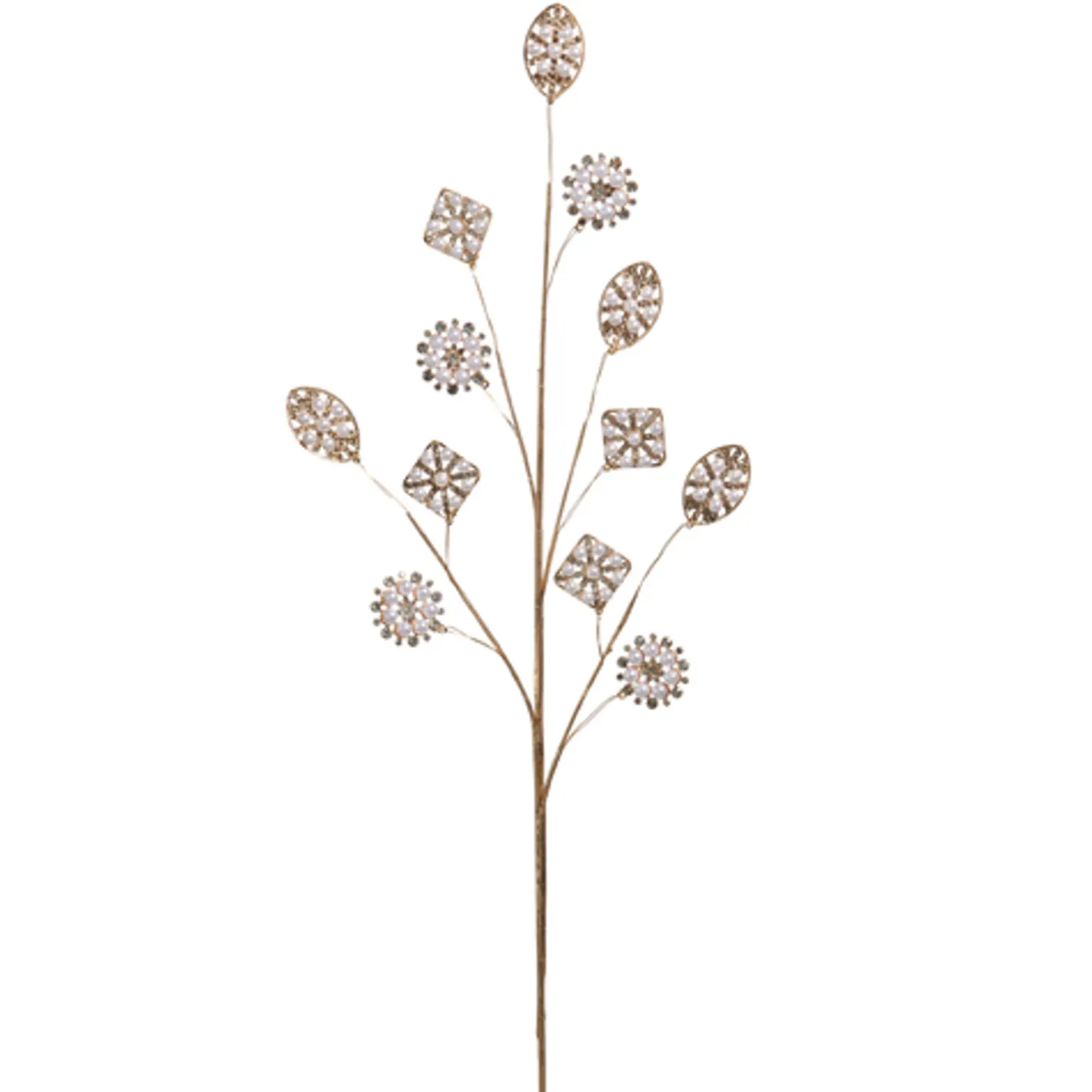 Raz Imports Raz 29" Pearl Gem Brooch Christmas Tree Spray F4517569 Best