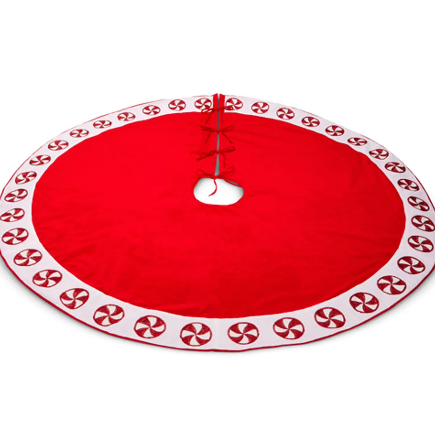 Raz Imports Raz 60" Peppermint Christmas Tree Skirt 4527781 Clearance