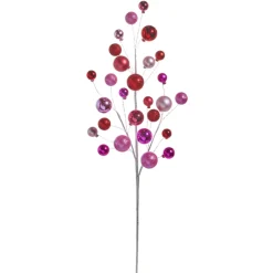 Raz Imports Raz 30" Pink and Red Ball Christmas Tree Spray F4402428 Clearance