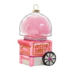 Raz Imports Raz 4" Pink Cotton Candy Machine Glass Christmas Ornament 4412516 Clearance
