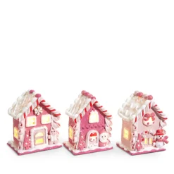Raz Imports Raz 4.25" Pink Gingerbread House Christmas Ornament 4416329 Outlet