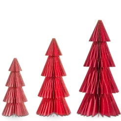 Raz Imports Raz 20" Pink Paper Trees Christmas Decoration 4416373 New