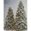 Raz Imports Raz 7.5' Pre-Lit Flocked Spruce Christmas Tree w/ Clear Lights T4052012 Sale