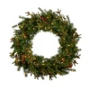 Raz Imports Raz 36" Pre-lit Grand Majestic Real Feel Christmas Wreath W4409597 Sale