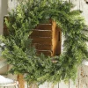 Raz Imports Raz 28" Real Feel Cedar Pine Greenery Christmas Wreath W4102412 New