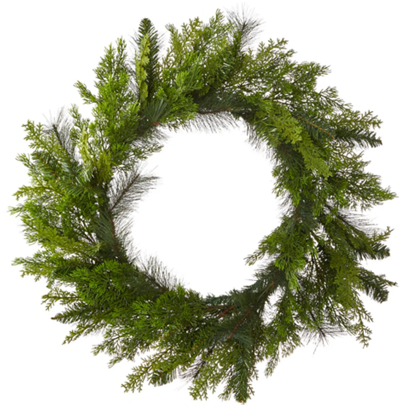 Raz Imports Raz 28" Real Feel Cedar Pine Greenery Christmas Wreath W4102412 New