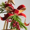 Raz Imports Raz 1" Red and Gold Wired Christmas Ribbon R4552156