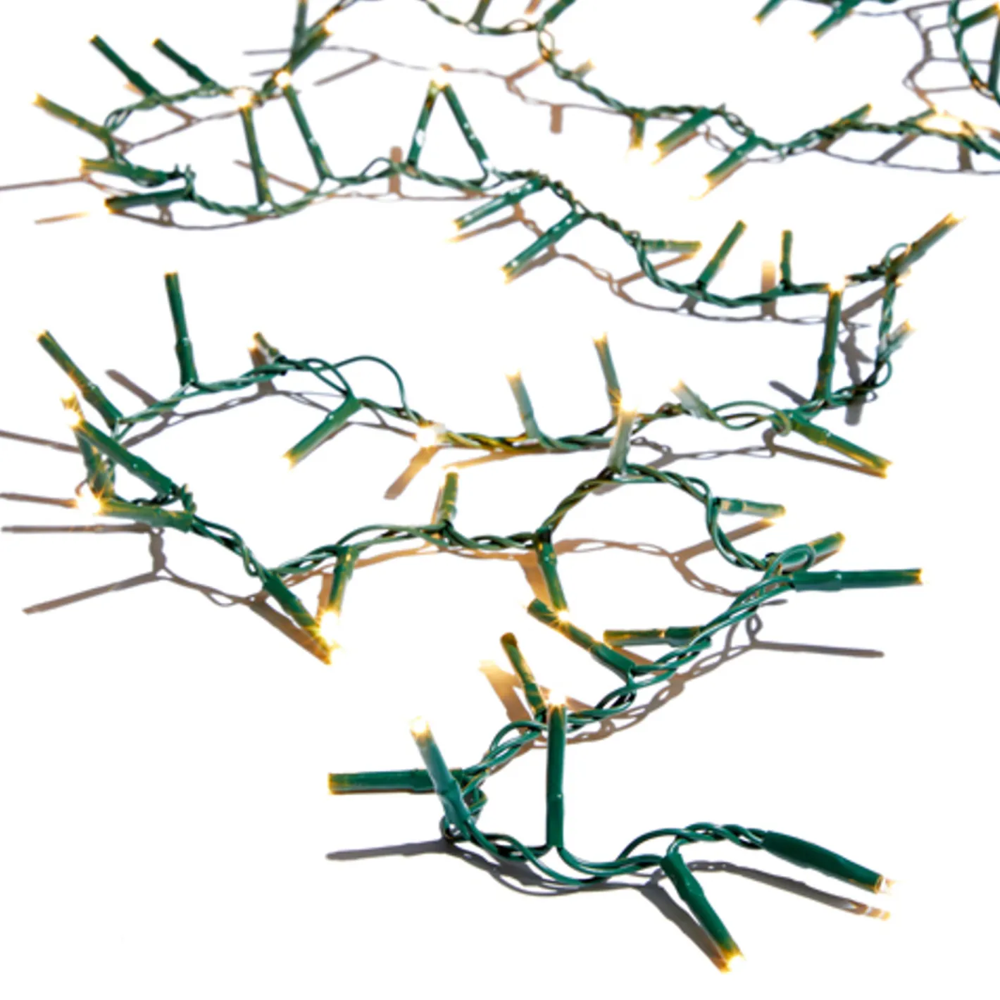 Raz Imports Raz 36.5' Remote Snake Garland Green Wire w 500 White Lights G3937043 Clearance