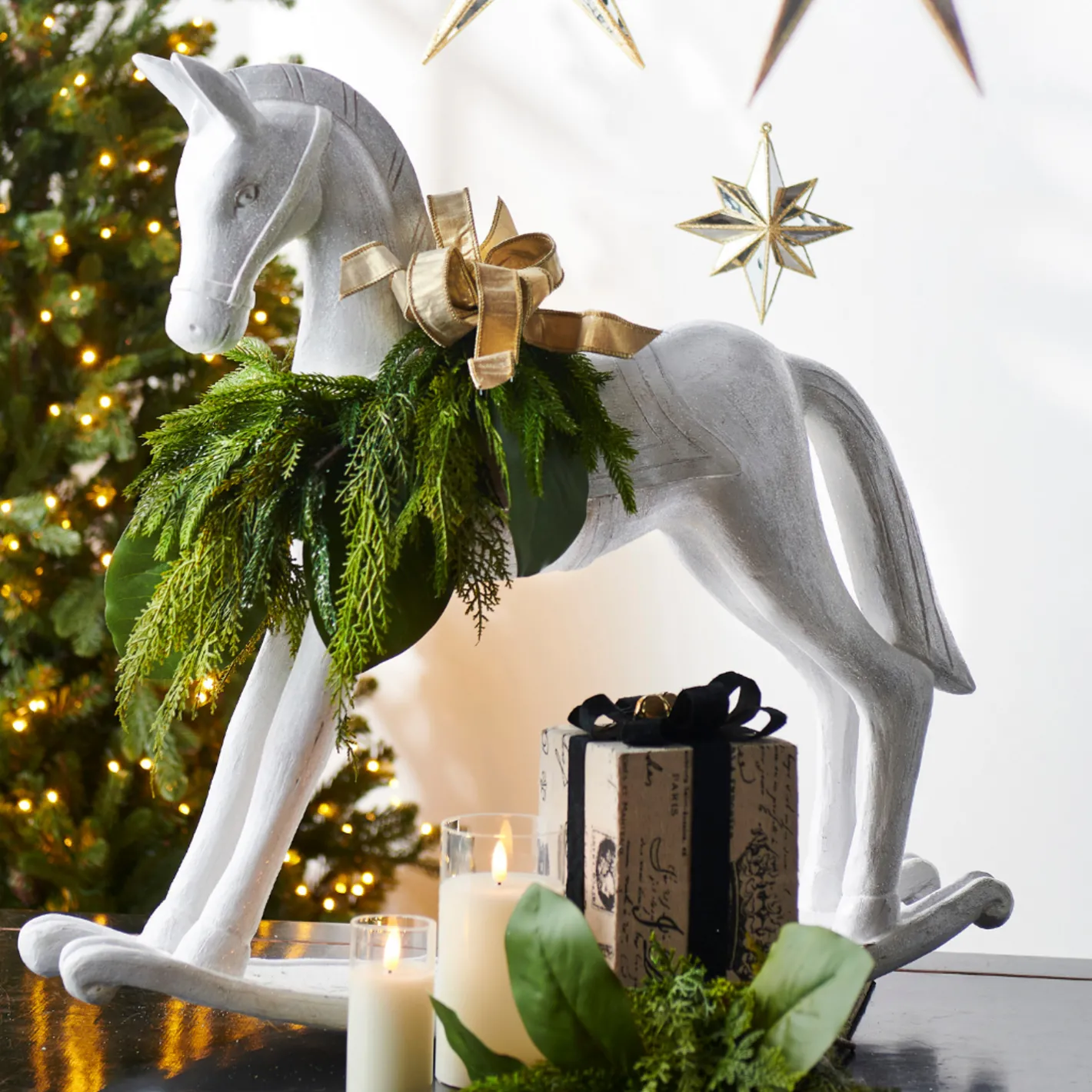 Raz Imports Raz 25.5" Rocking Horse Christmas Figure Decoration 4511684 Online