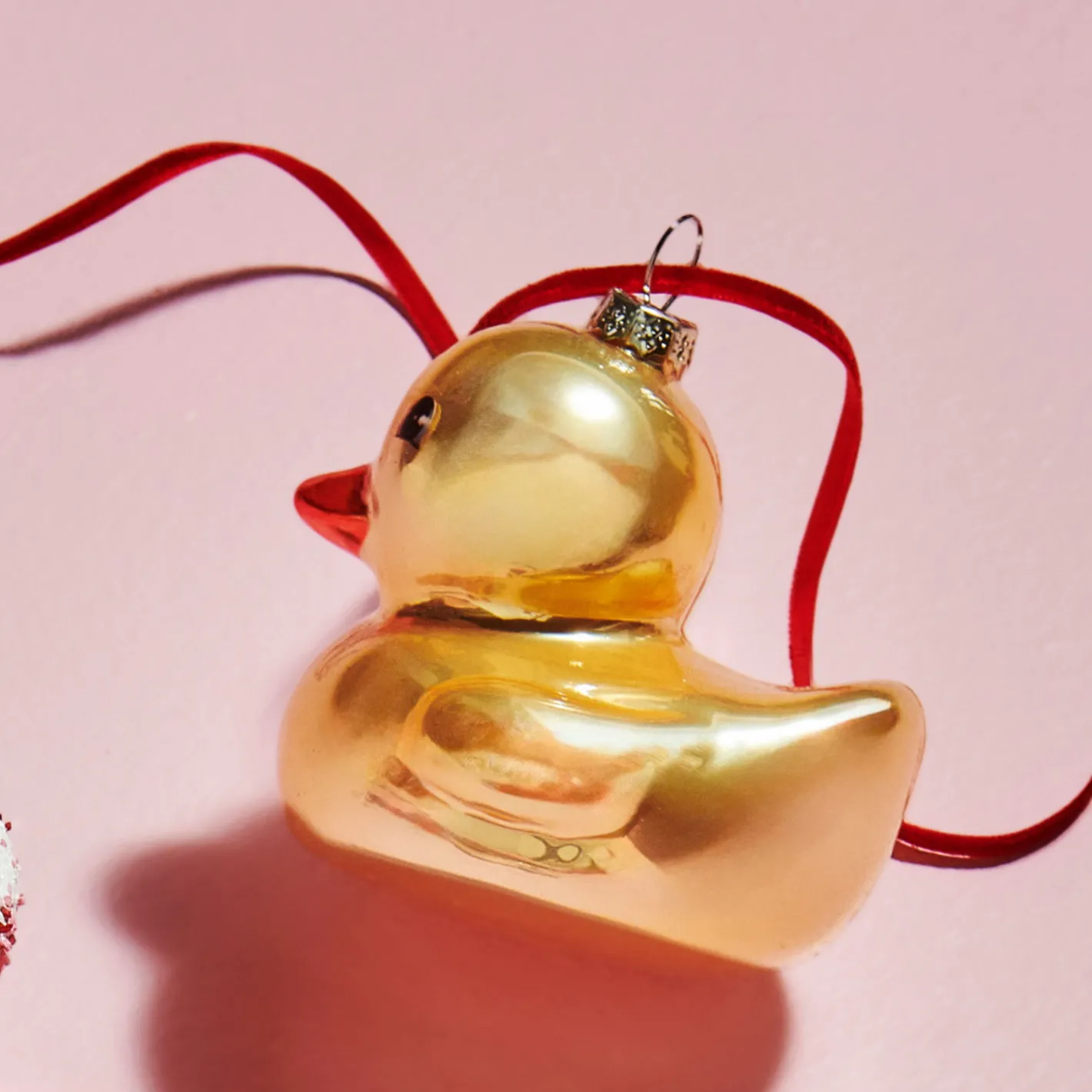 Raz Imports Raz 3.5" Rubber Duck Glass Christmas Ornament 4524865 Discount