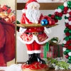 Raz Imports Raz 19.5" Santa Butler with Tray Christmas Figure 4512178 Clearance