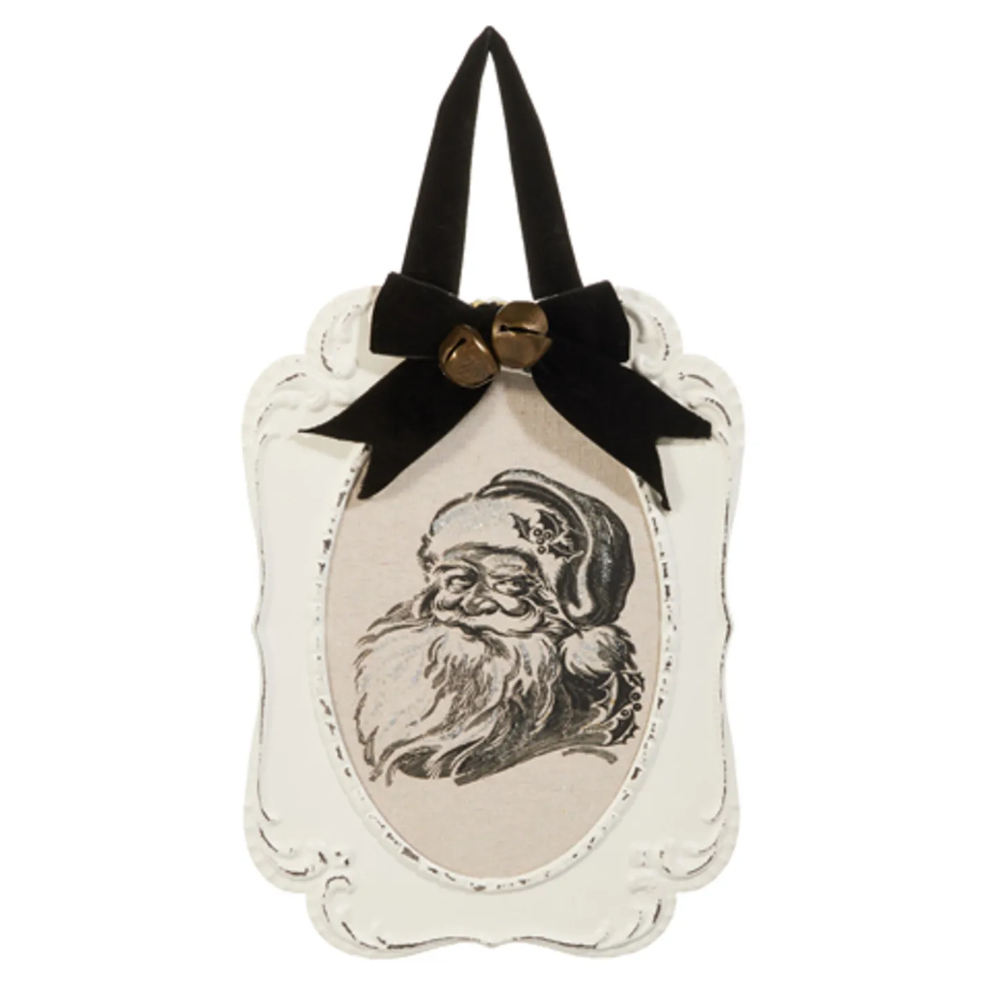 Raz Imports Raz 12" Santa Embossed Christmas Wall Art 4521347 Hot