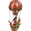Raz Imports Raz 17" Santa in Hot Air Balloon Christmas Figure 4510295 New