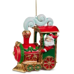Raz Imports Raz 5" Santa in Train Christmas Ornament 4510394 Online