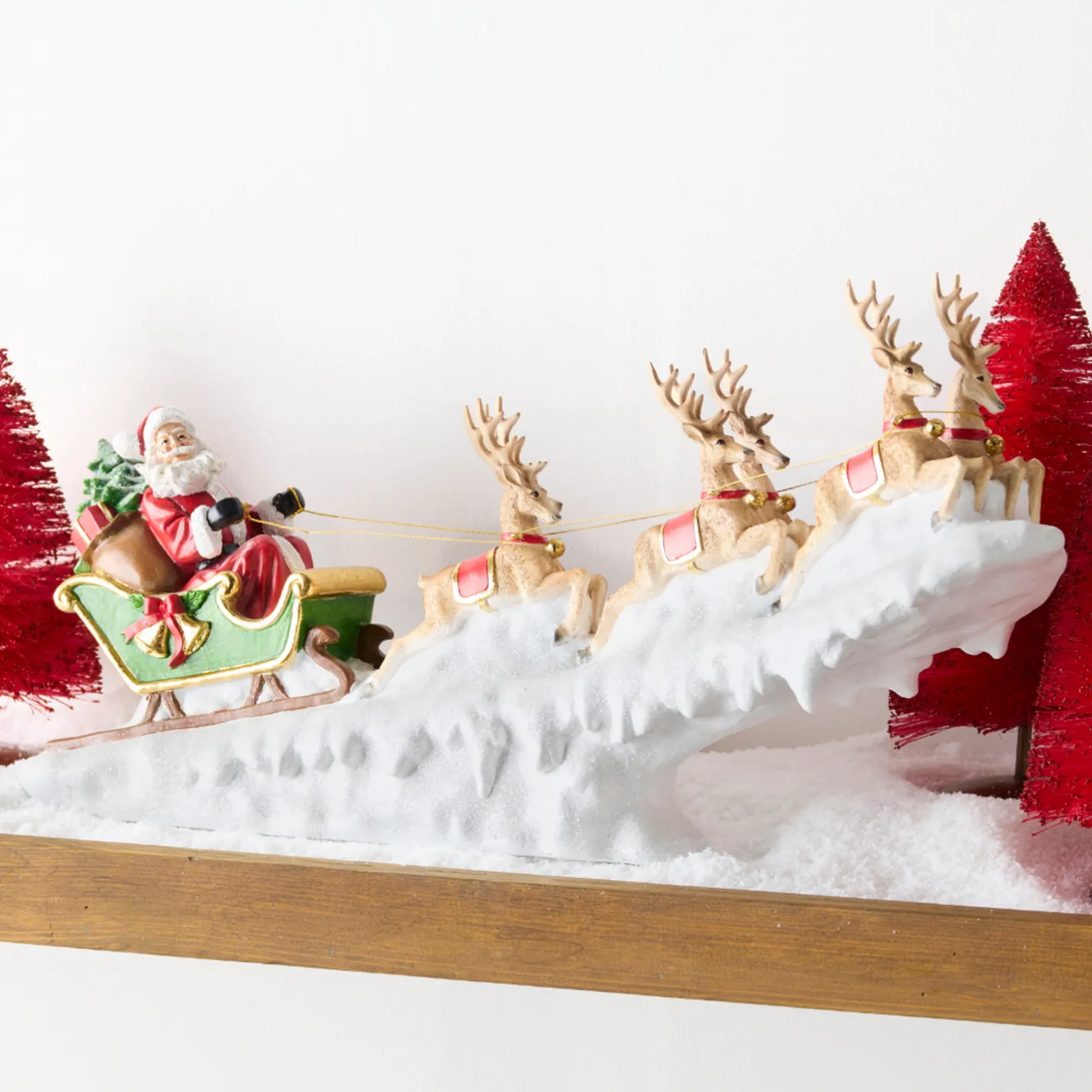 Raz Imports Raz 24" Santa with Sleigh Christmas Figure Decoration 4511695 Outlet