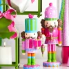 Raz Imports Raz 13.5" Set of 2 Bright Whimsical Nutcrackers Christmas Figures 4510544 Sale