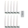 Raz Imports Raz 6" Set of 10 Clip On Lighted Candles with Remote 4324035 Outlet