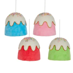 Raz Imports Raz 6" Set of 4 Gumdrop Candy Button Christmas Ornament 4503495 Sale