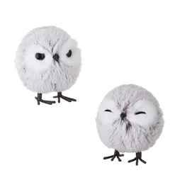 Raz Imports Raz 4" Set of 2 Owl Christmas Ornament 4203486 Discount