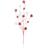 Raz Imports Raz 34" Striped Red and White Glittered Ball Christmas Tree Spray F4306778 Sale
