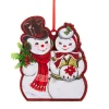 Raz Imports Raz 4.75" The Magic of Christmas Snowman Ornament 4519145 Hot