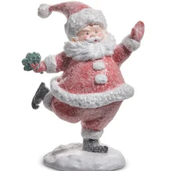 Raz Imports Raz 8.5" The Magic Of Christmas Skating Santa Christmas Figure 4519050 Sale