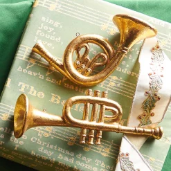 Raz Imports Raz 10.5" Trumpet or French Horn Christmas Ornament 4316162 Sale