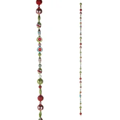 Raz Imports Raz 7' Vintage Glass Christmas Tree Garland G4320031 Online