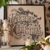 Raz Imports Raz 22" Vintage Merry Christmas Wall Art Christmas Decoration 4559126