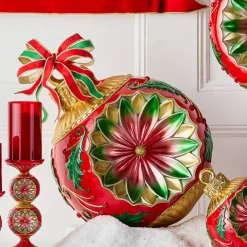 Raz Imports Raz 18" Vintage Red and Green Ornament Decoration 4530518 Best