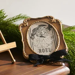 Raz Imports Raz 7" Vintage Santa Gazette Framed Christmas Ornament 4521360 Outlet