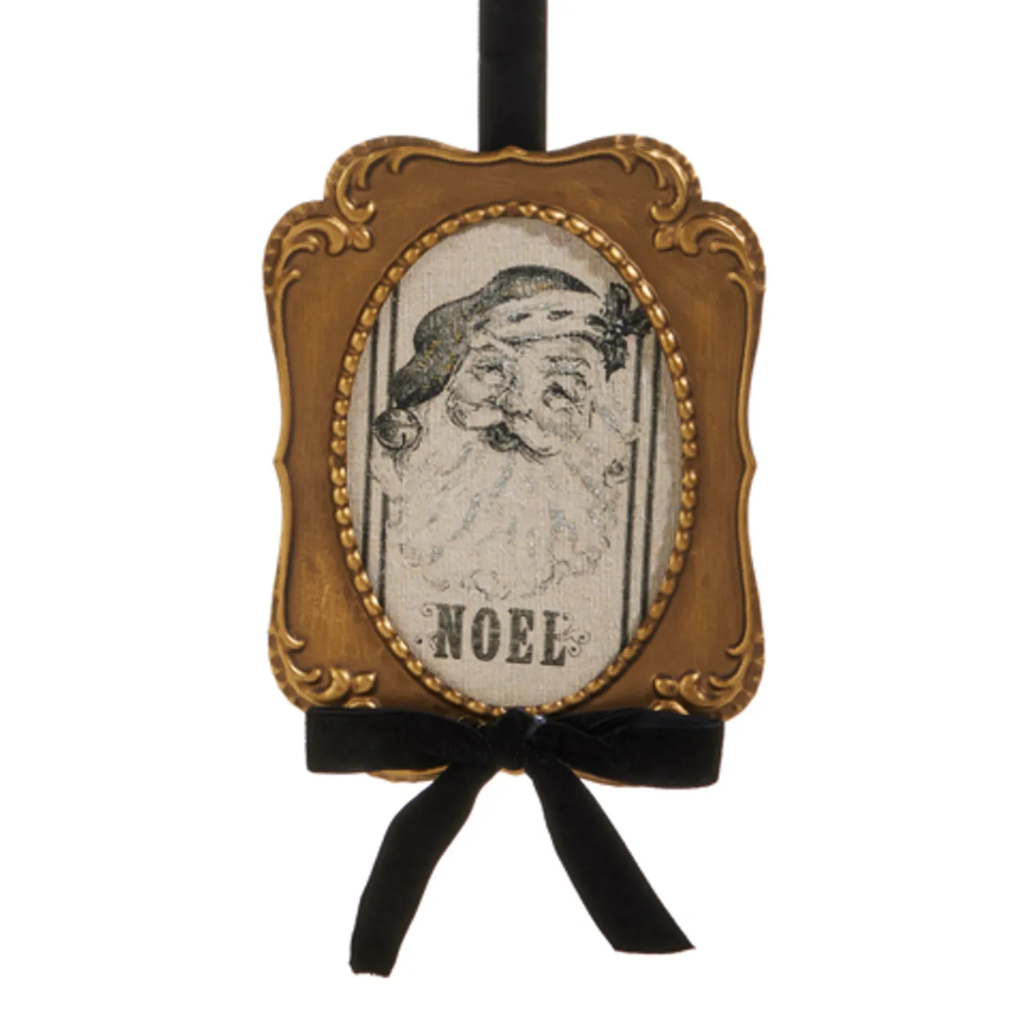 Raz Imports Raz 7" Vintage Santa Gazette Framed Christmas Ornament 4521360 Outlet