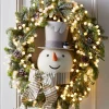 Raz Imports Raz 16" Whimsical Snowman Head Christmas Tree Topper 4416350 Discount