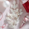 Raz Imports Raz 29" White Glittered Holly Christmas Tree Spray F4322740 Online