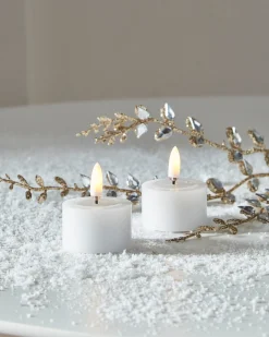 Raz Imports Raz 1.75" White Tealight Flameless Candles with Melted Top 4559440 Best