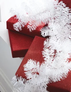 Raz Imports Raz 6' White Tinsel Christmas Garland G4202577