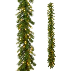 Raz Imports Raz 6' x 10" Pre-Lit Princess Pine Christmas Garland G4409584 Best