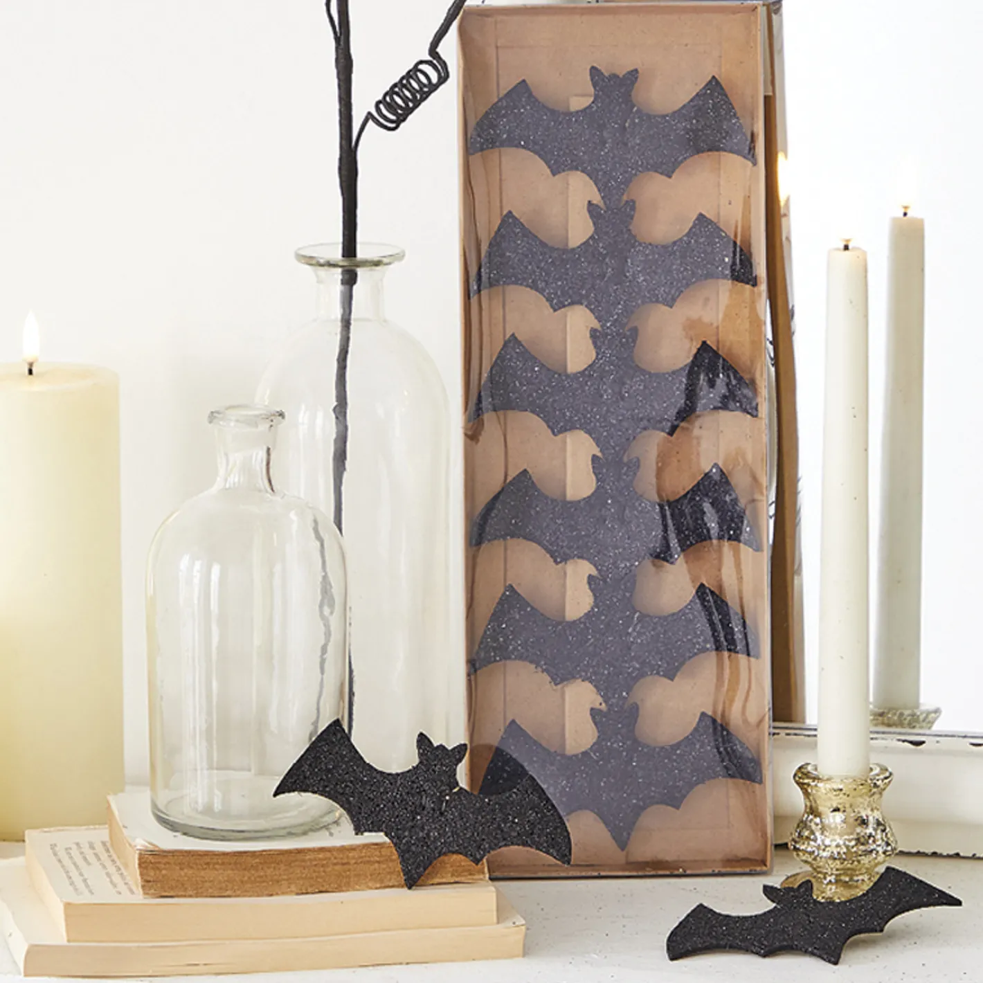 Raz Imports Raz Box of 8 Clip On Bats Halloween Decoration 4206786 Outlet