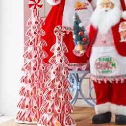 Raz Imports Raz Claydough Ribbon Candy Tree Christmas Decoration 4014108 Online