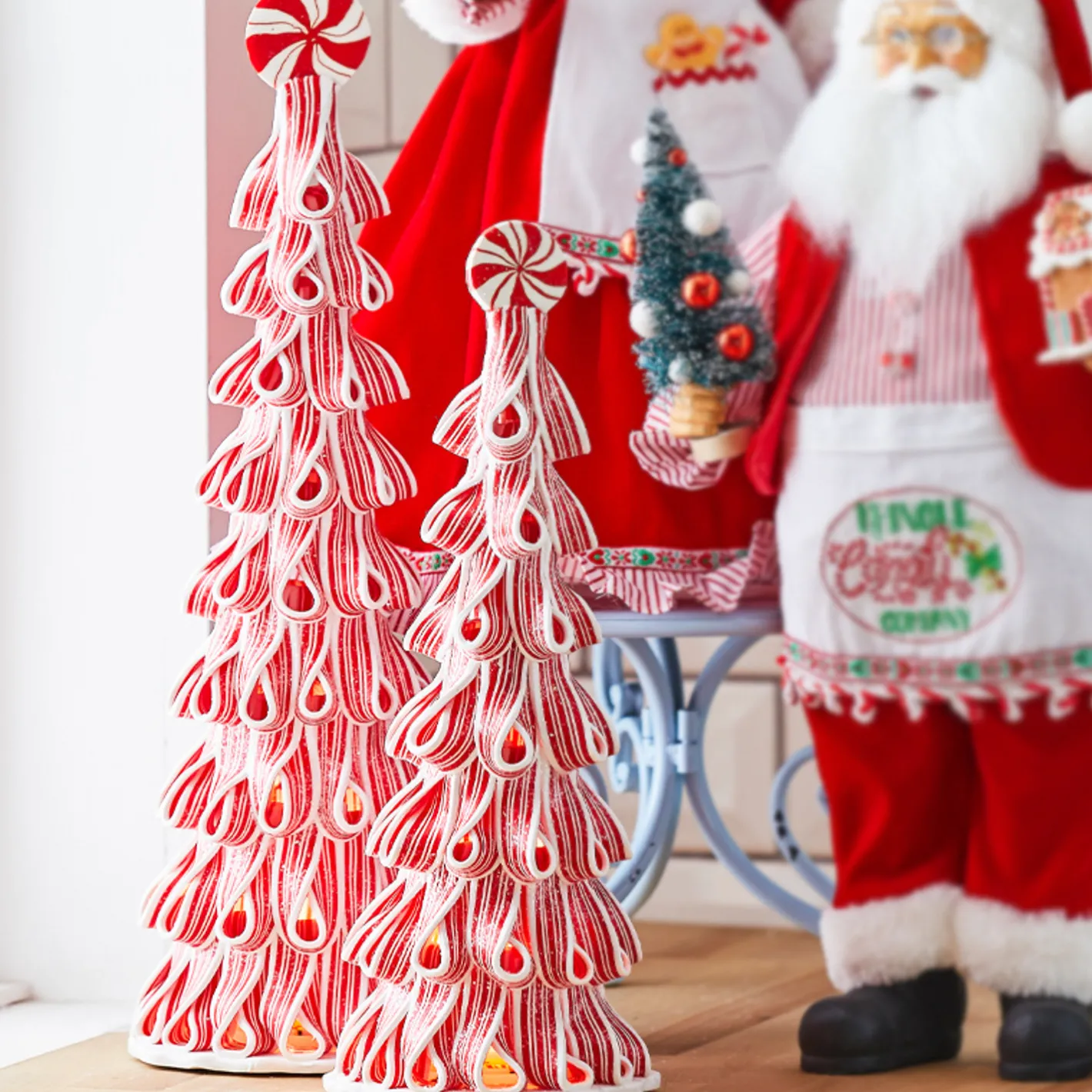 Raz Imports Raz Claydough Ribbon Candy Tree Christmas Decoration 4014108 Online