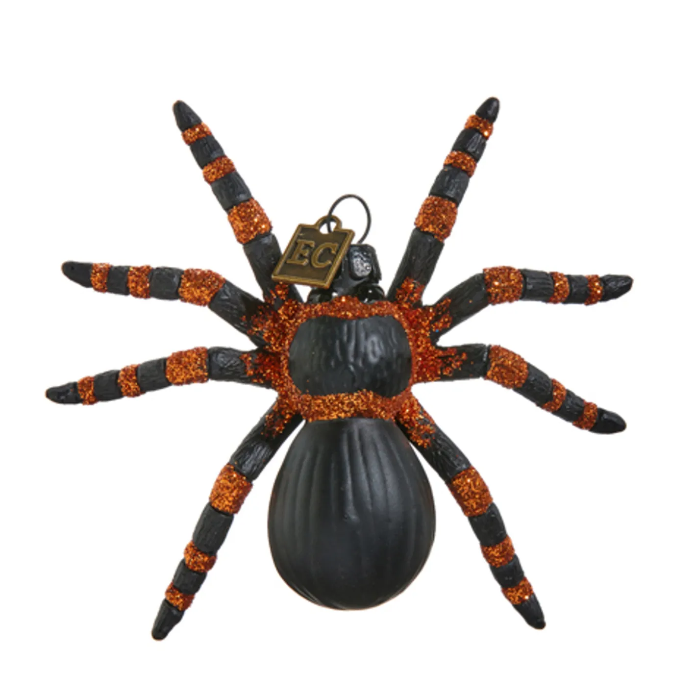 Raz Imports Raz Eric Cortina 4" Along Came A Spider Glass Halloween Ornament 4453115 New